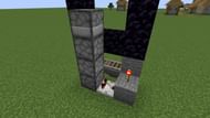 The comparator needs to be facing the same direction as shown here (Image via Minecraft)